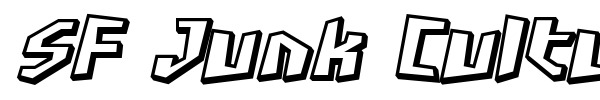 SF Junk Culture font preview